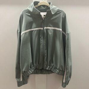 Kids Bomber Jacket in Green by [Brand]